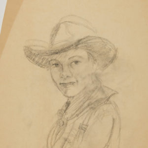 A.C. Leighton "Untitled" Pencil, N.D.
