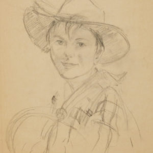 A.C. Leighton "Untitled" Pencil, N.D.
