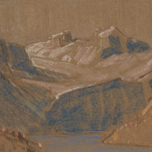 A.C. Leighton "Lake Louise Sketch" Pastel, N.D.