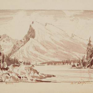 A.C. Leighton "Mount Rundle" Conte, N.D.