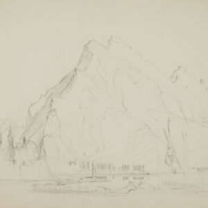 A.C. Leighton "Mount Skoki" Pencil, N.D.