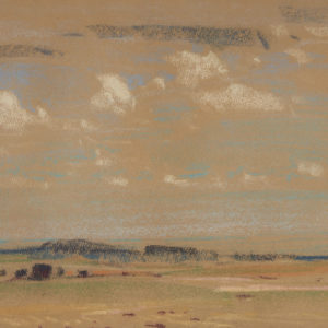 A.C. Leighton "Sask. Sketch" Pastel, N.D.
