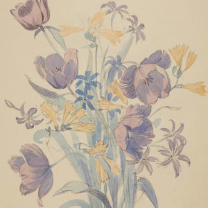 A.C. Leighton "Tulips" Watercolour, N.D.