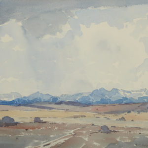 A.C. Leighton "Tyday" Watercolour, N.D.