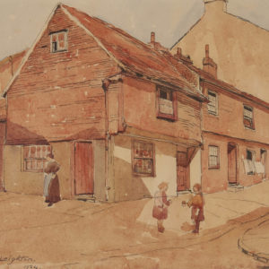 A.C. Leighton "Untitled" Watercolour, 1924.